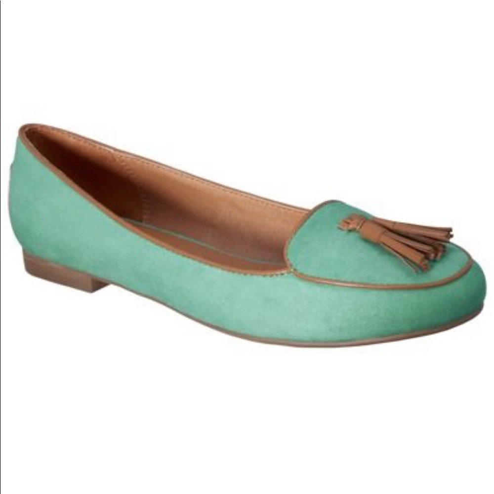 Merona Mali Flat - Tassel Loafers - Mint Green